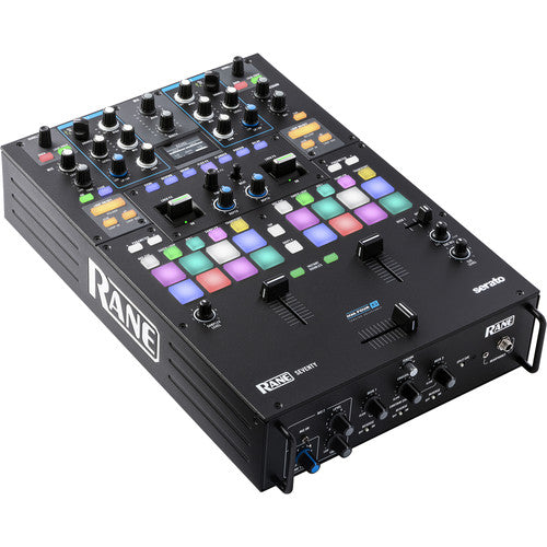 2 x RANE DJ TWELVE MKII + 1 x Rane SEVENTY + 1 x Odyssey DJ Coffin Case for Rane Seventy / Seventy-Two Mixer and Two Rane Twelve Players (Black Anodized)