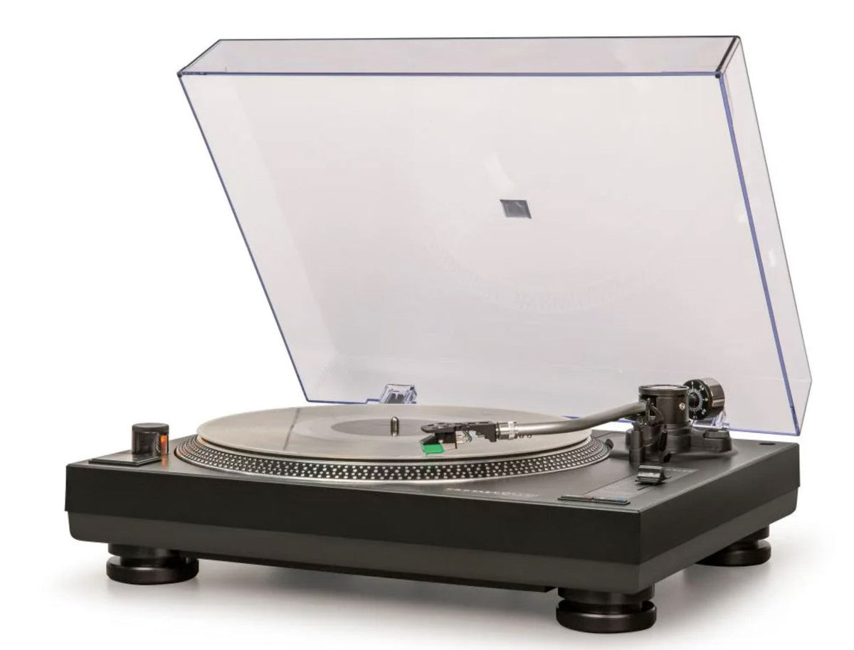 Crosley C100BT-BK Belt-Drive Bluetooth Turntable Record Player with Adjustable Counterweight, Black