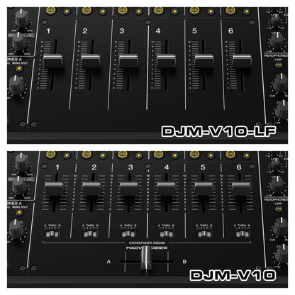 Pioneer DJ DJM-V10-LF Long Fader Creative-style 6-channel  DJ Mixer (Open Box)