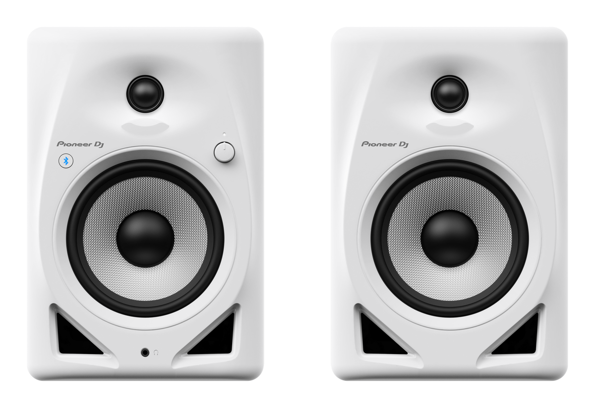 Pioneer Dj DM-50D 5-inch Desktop Monitor System – High-Performance Sound (White)