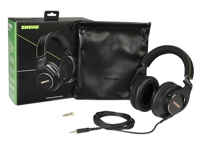 Shure SRH840A Closed-Back Over-Ear Professional Monitoring Headphones