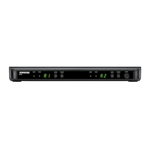 Shure BLX288/B58 Dual-Channel Wireless Handheld Microphone System with Beta 58A Capsules (H10: 542 to 572 MHz)