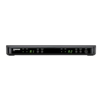 Shure BLX288/B58 Dual-Channel Wireless Handheld Microphone System with Beta 58A Capsules (H10: 542 to 572 MHz)