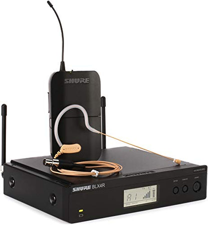Shure BLX14R/MX53 Rackmount Wireless Omni Earset Microphone System (H10: 542 to 572 MHz)
