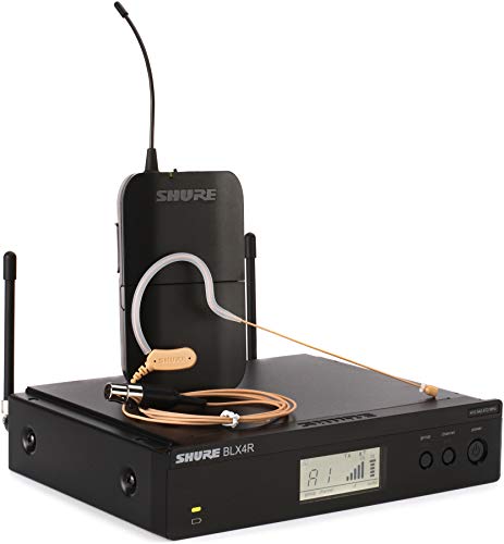 Shure BLX14R/MX53 Rackmount Wireless Omni Earset Microphone System (H10: 542 to 572 MHz)