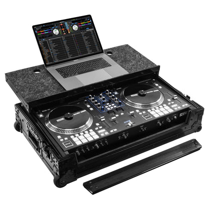 Odyssey Rane One Flight Case in Black with Patented Glide Platform and Corner Wheels (Open Box)