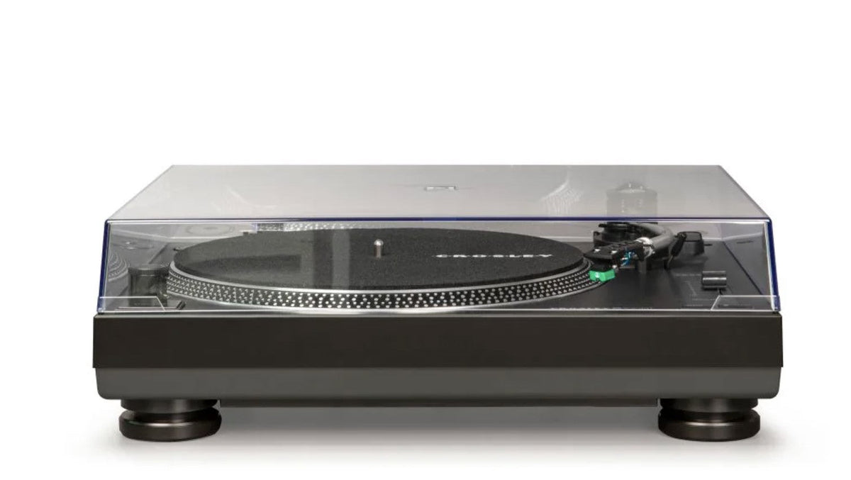 Crosley C100BT-BK Belt-Drive Bluetooth Turntable Record Player with Adjustable Counterweight, Black