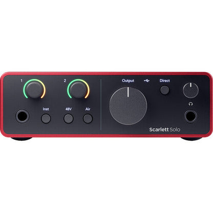 Focusrite Scarlett Solo USB-C Audio Interface (4th Generation) (Open Box)
