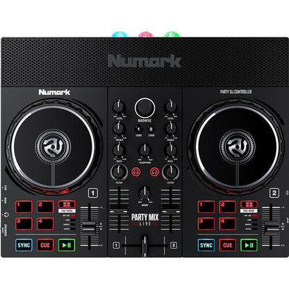 Numark Party Mix Live DJ Controller with Built-In Light Show and Speakers (Open Box)