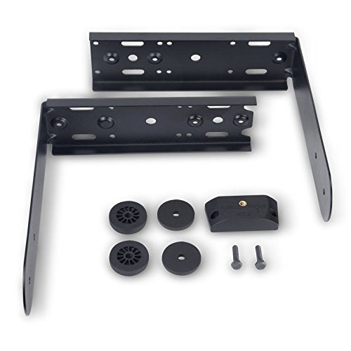 QSC K8.2 Powder Coated Steel Yoke Mount Black (Open Box)