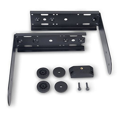 QSC K8.2 Powder Coated Steel Yoke Mount Black