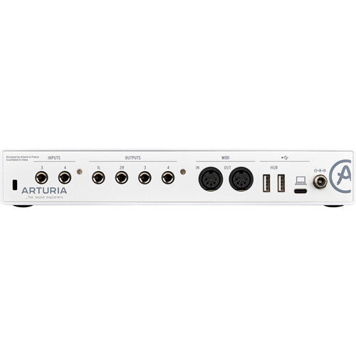 Arturia MiniFuse 4 USB-C Audio Interface, White (Open Box)
