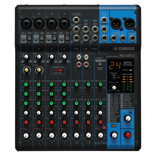 Yamaha MG10XU 10-Input Stereo Mixer (Open Box)