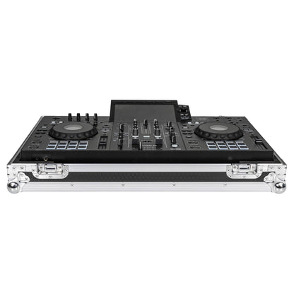 Headliner Low Profile Flight Case with Wheels, Compatible with XDJ-RX3, Black (HL10006)