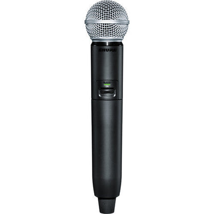 Shure GLXD24+ Dual-Band Wireless Vocal System with SM58 Microphone (Z3: 2.4, 5.8 GHz)