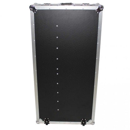 ProX XS-ZTABLE Folding Portable Z-Style DJ Workstation (Silver on Black)